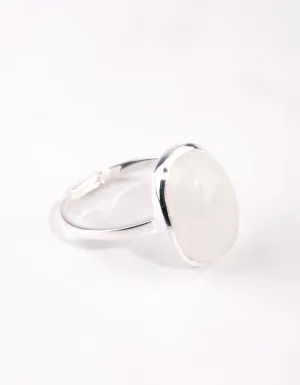 Sterling Silver Semi Precious Ring