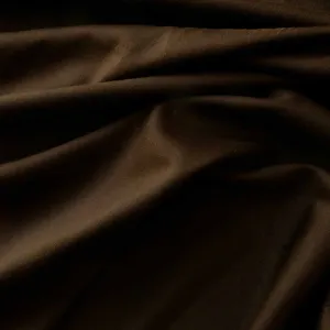 Stretchy faux Suede Fabric - Dark brown