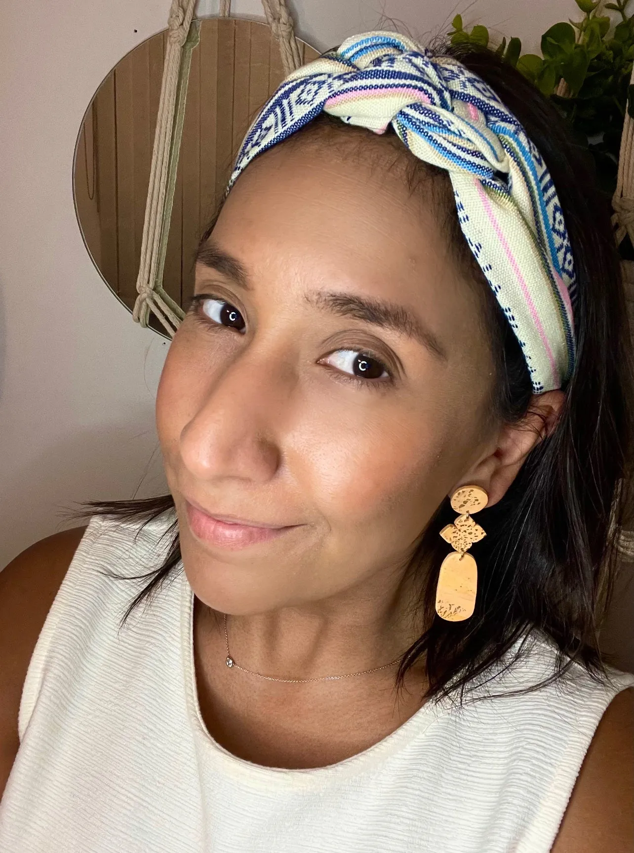 Stretchy Knotted Headbands-Diadema elastica de nudos