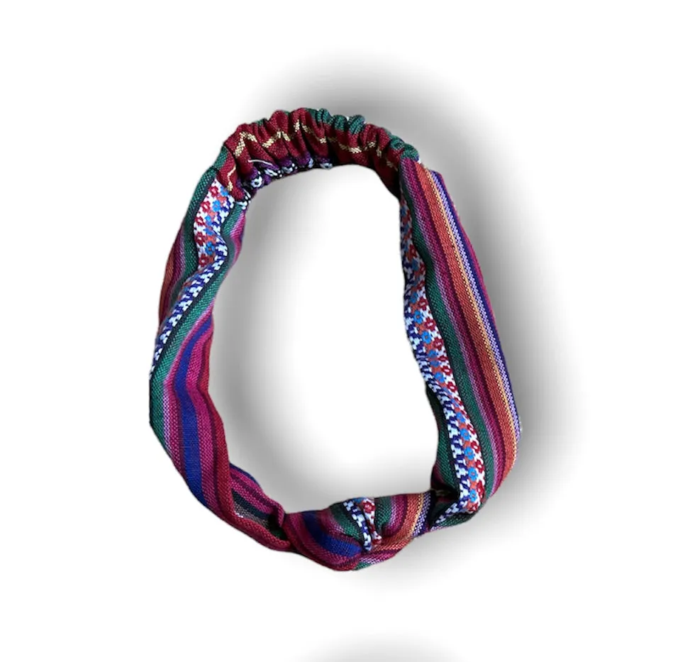 Stretchy Knotted Headbands-Diadema elastica de nudos