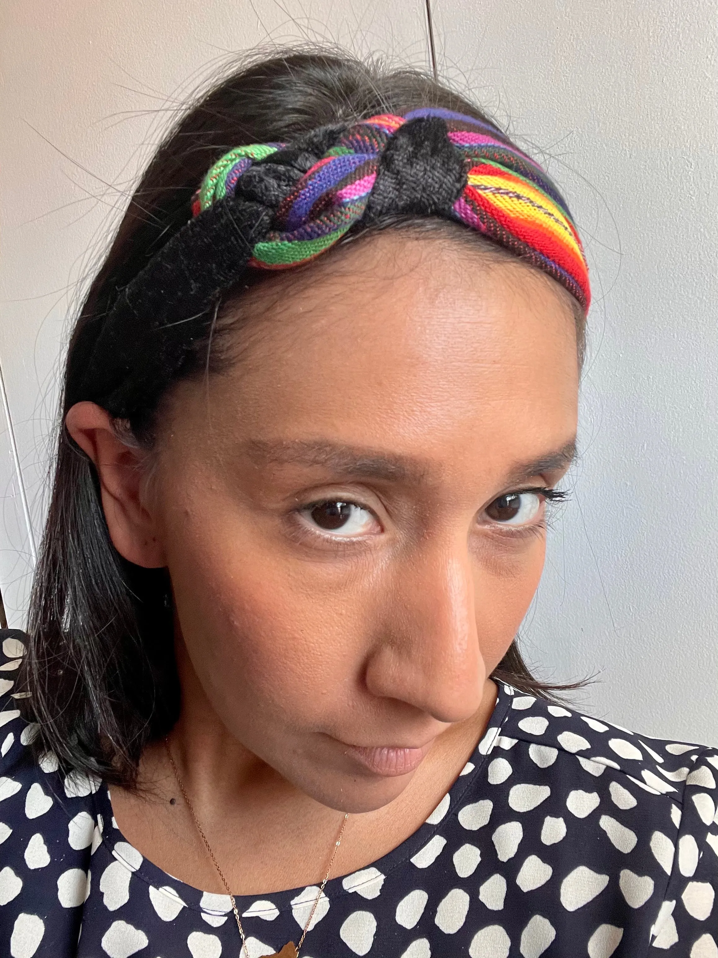 Stretchy Knotted Headbands-Diadema elastica de nudos