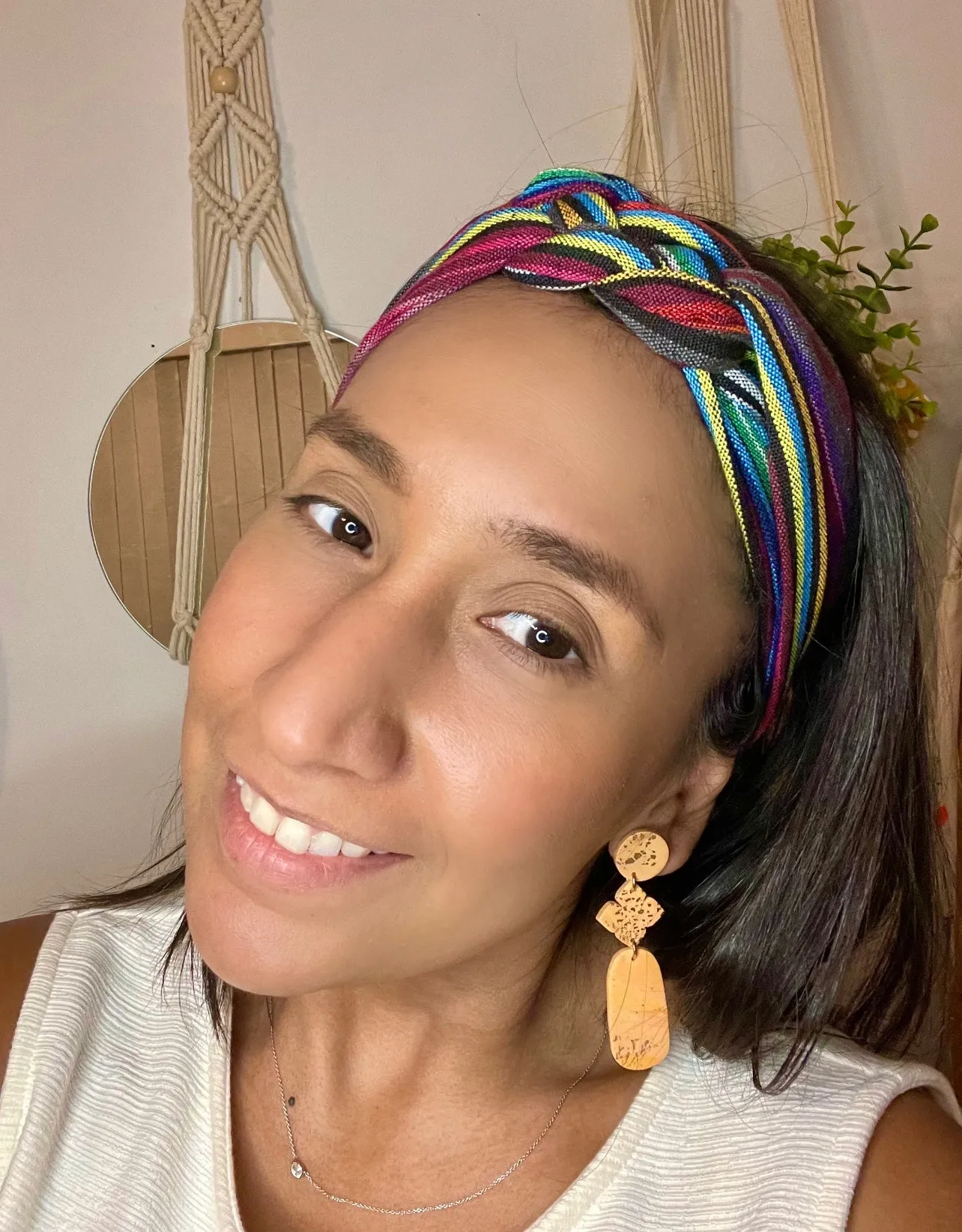 Stretchy Knotted Headbands-Diadema elastica de nudos
