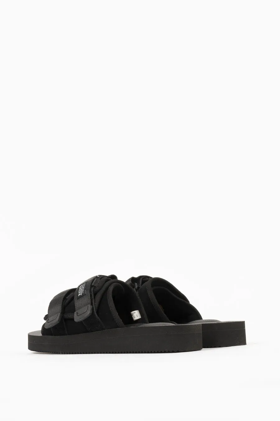 SUICOKE MOTO-VS SANDAL BLACK COW SUEDE