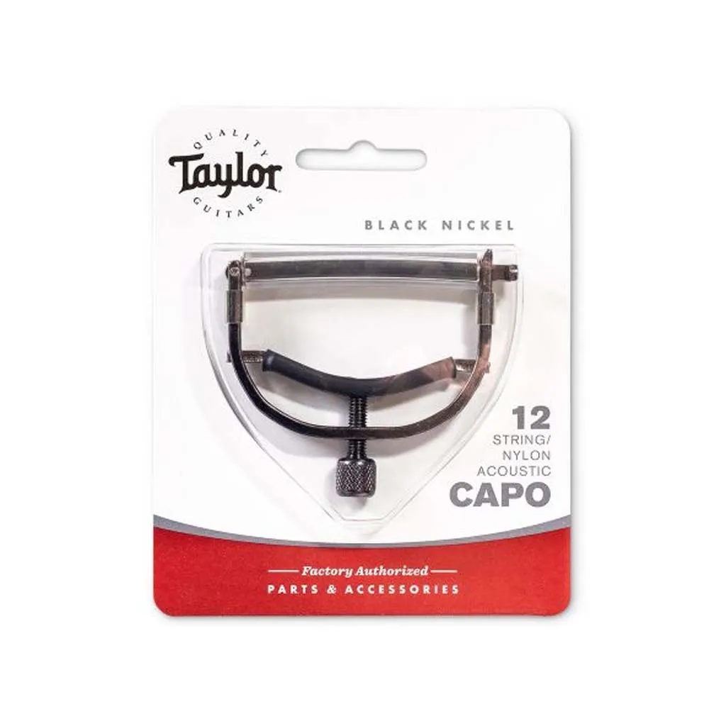 Taylor Capo, 12-String/Nylon, Black Nickel