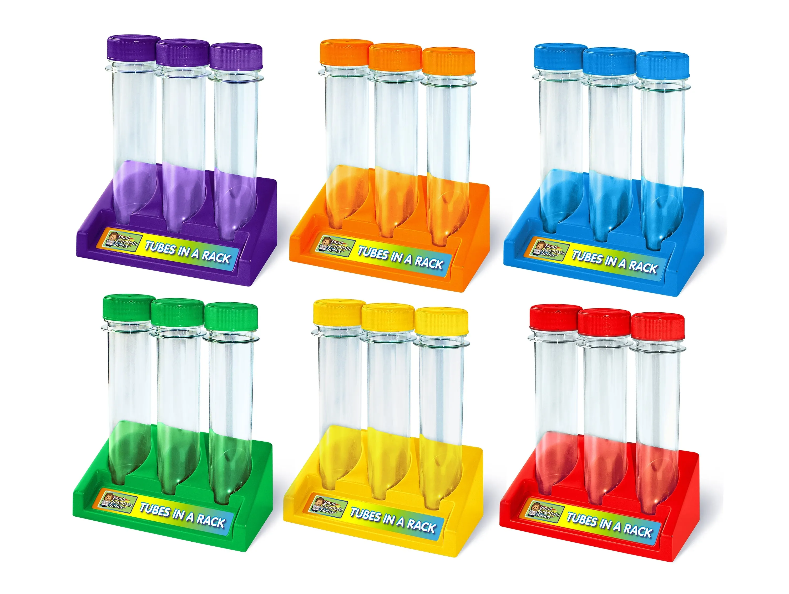 Test Tubes Set of 3 in a Rack