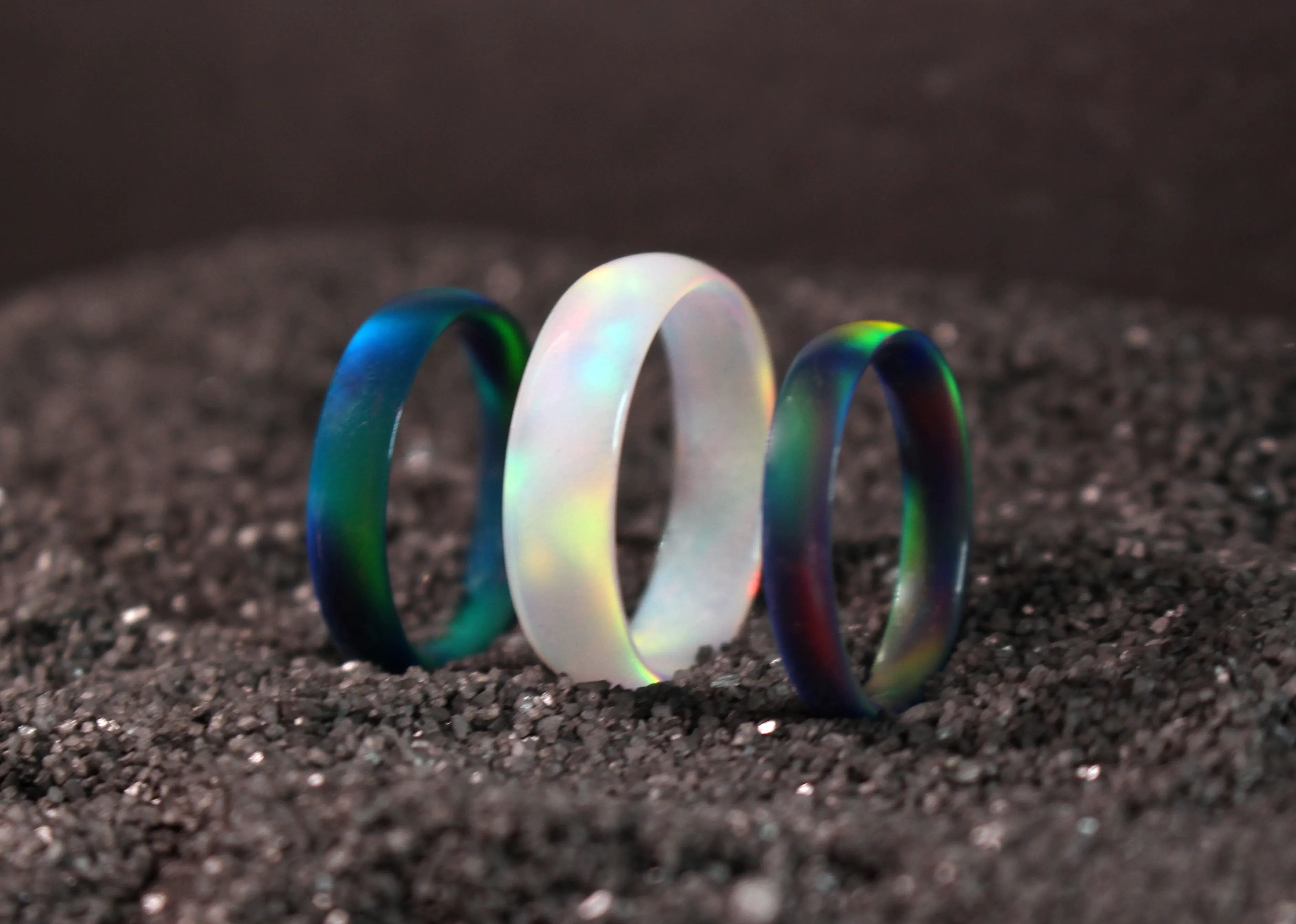 The Serendipity - Rainbow Opal Ring