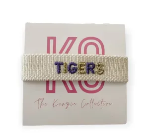 Tigers Embroidered Bracelet