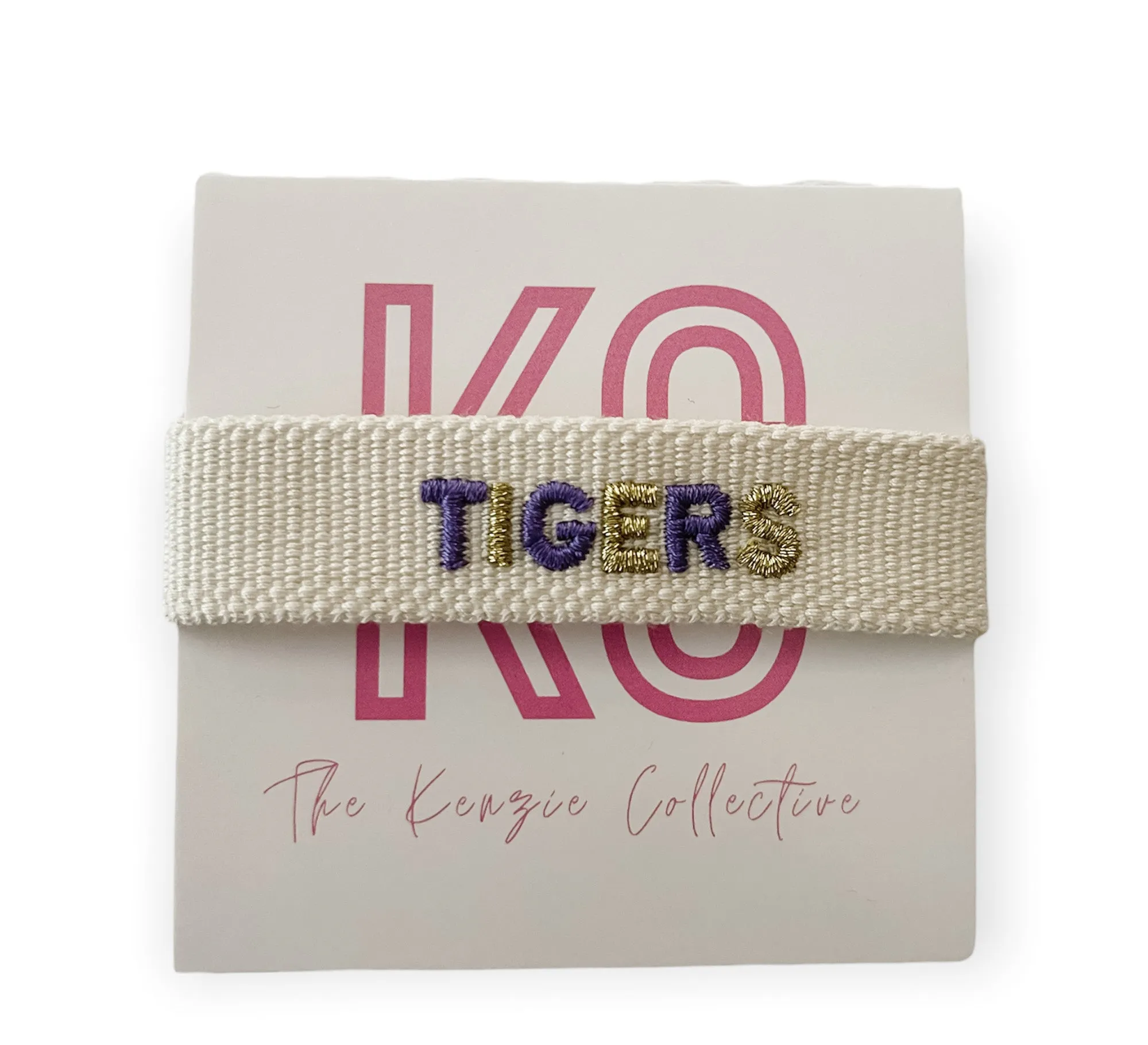 Tigers Embroidered Bracelet