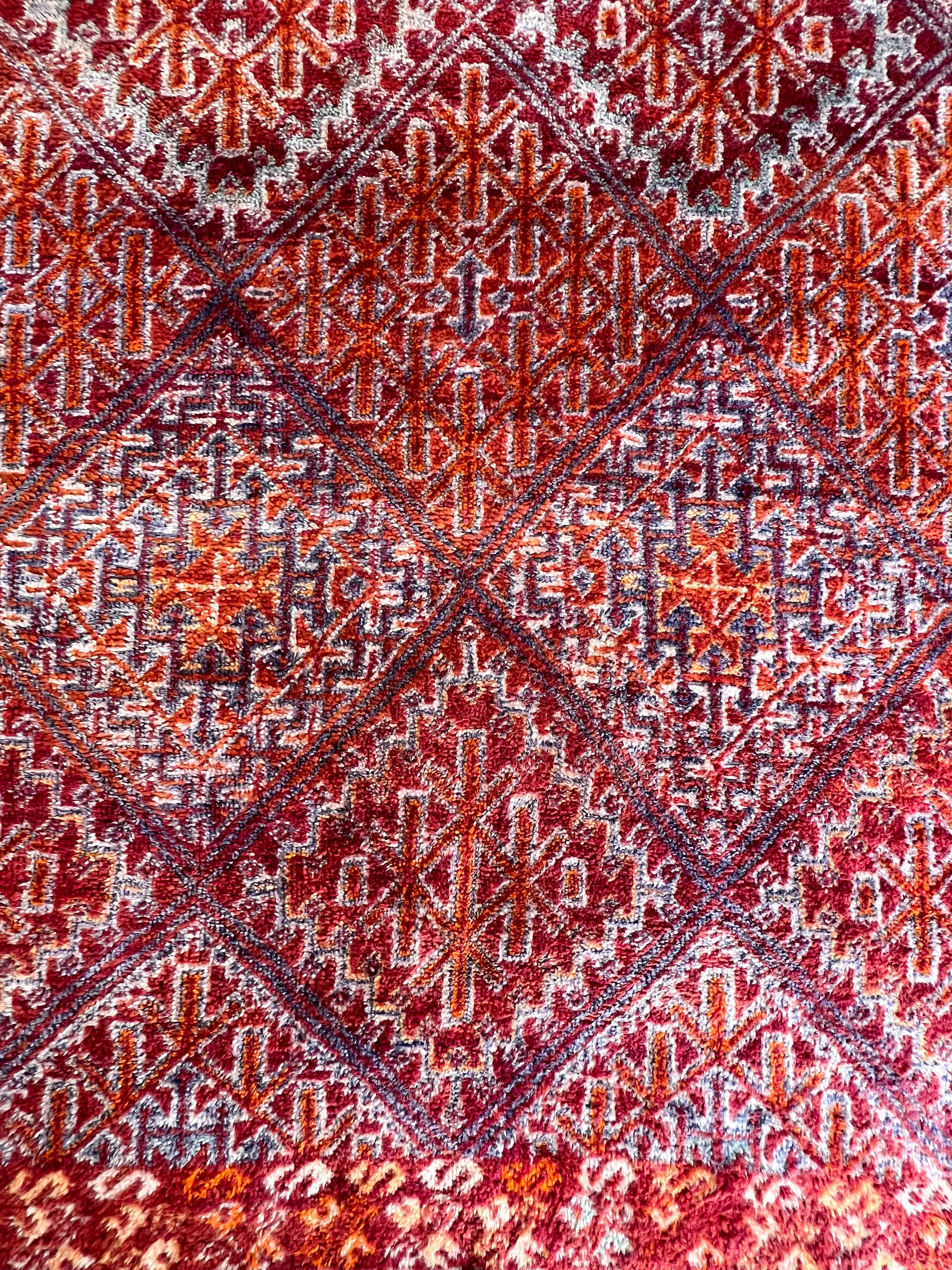Timahdite's Burgundy Vintage Beni M’Guild