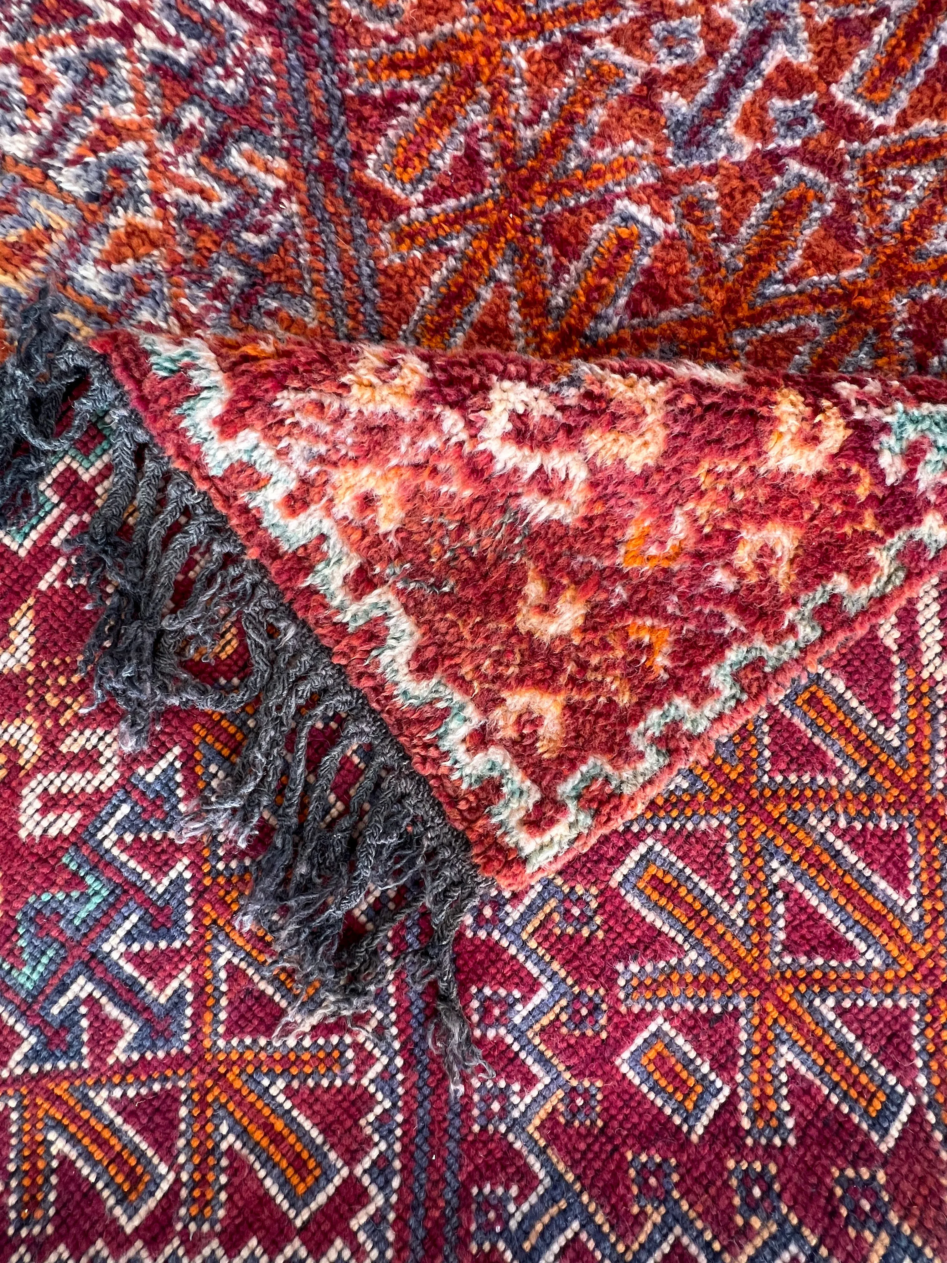 Timahdite's Burgundy Vintage Beni M’Guild