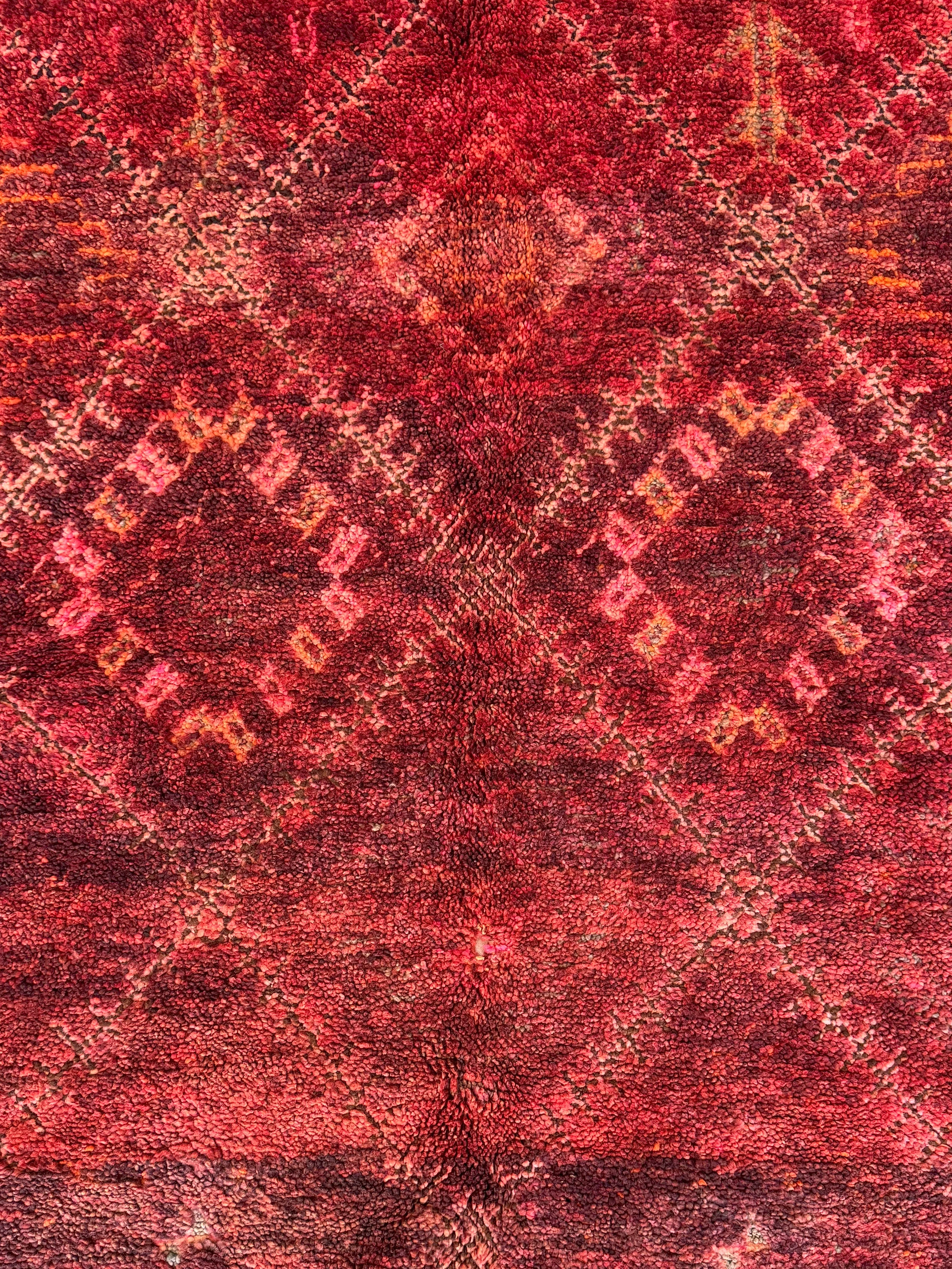 Timahdite's Mottled Red Vintage Beni M’Guild