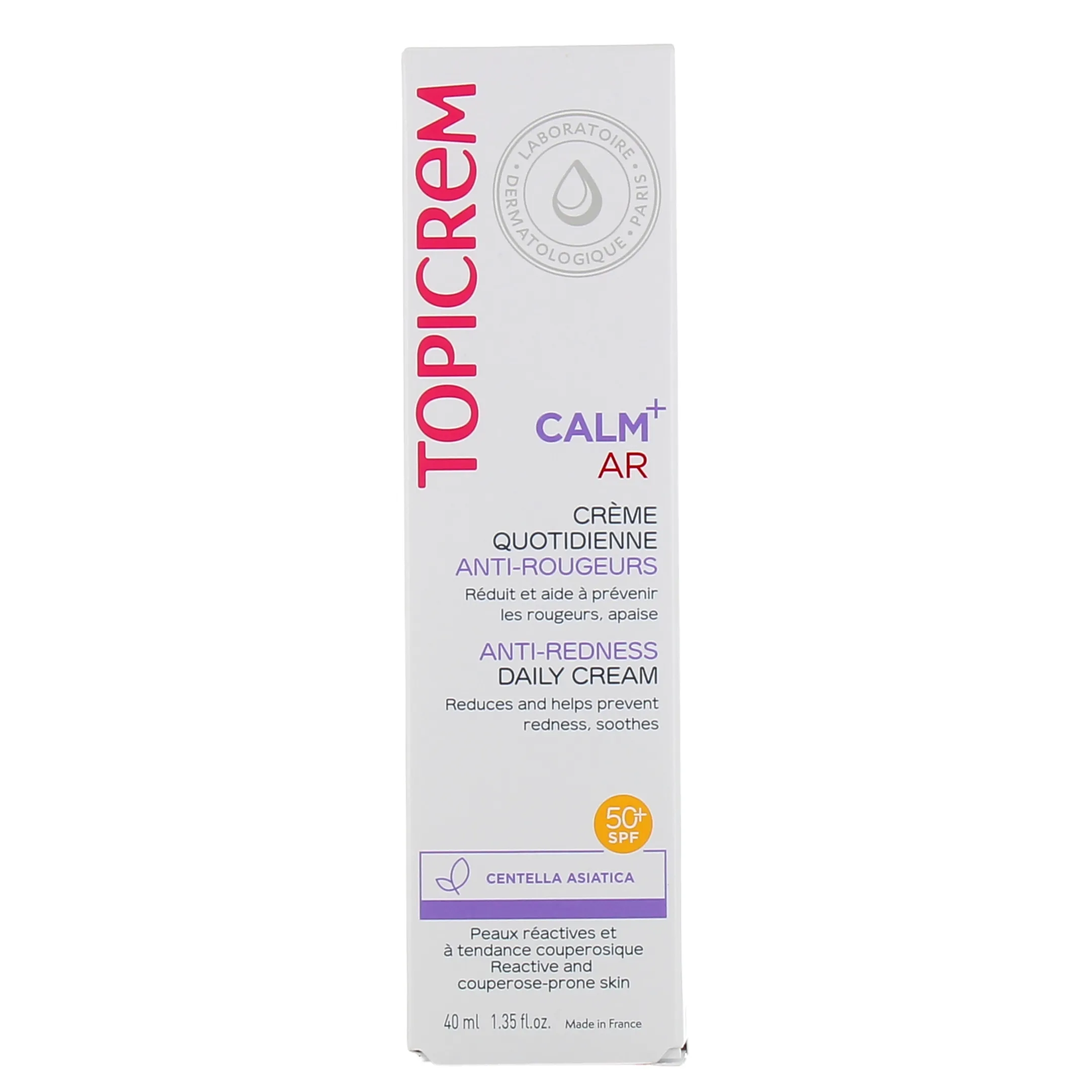 Topicrem Calm  AR Anti-Redness Daily Cream SPF 50 