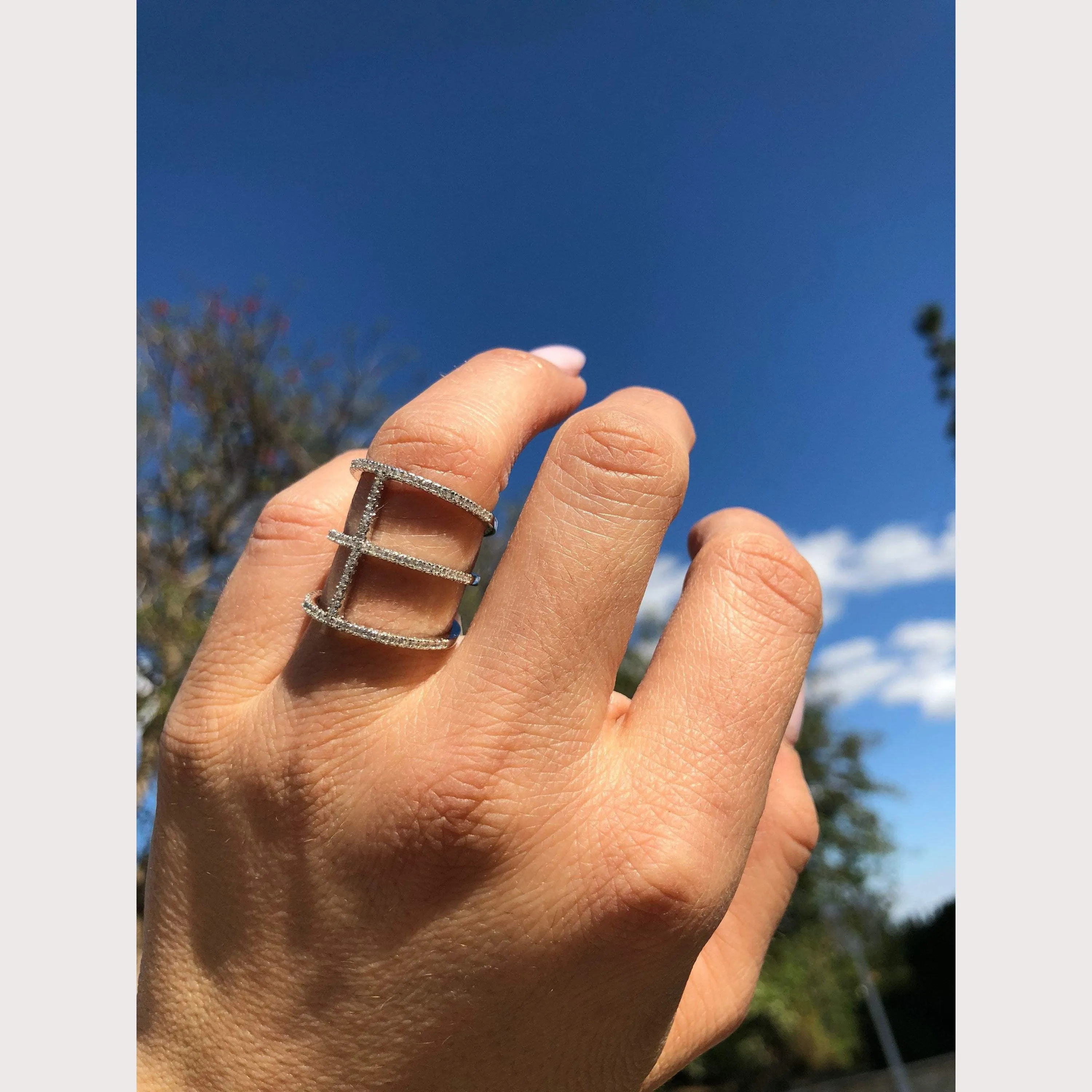 Triple Bar Ring