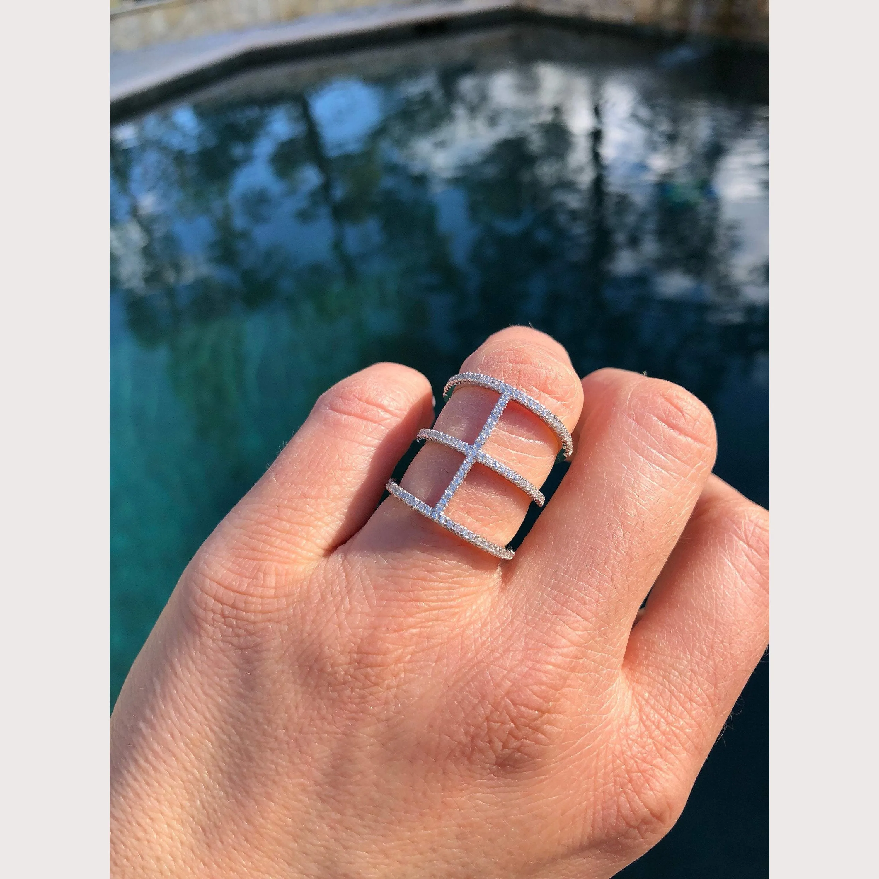 Triple Bar Ring