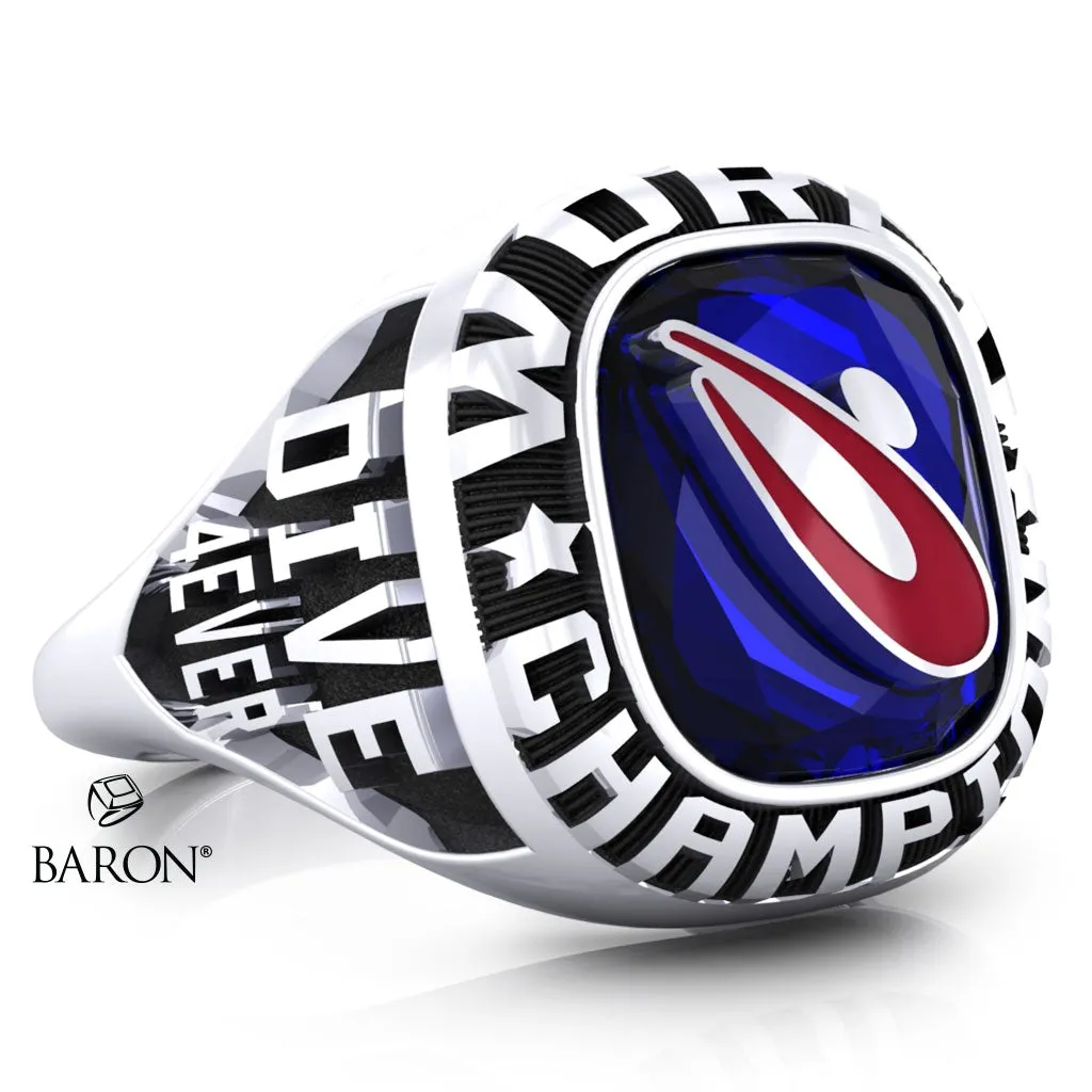 USA Masters Diving 2021 Championship Ring - Design 3.4.C (World Champion) - *BALANCE*