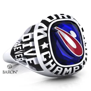 USA Masters Diving 2021 Championship Ring - Design 3.4.C (World Champion) - *BALANCE*