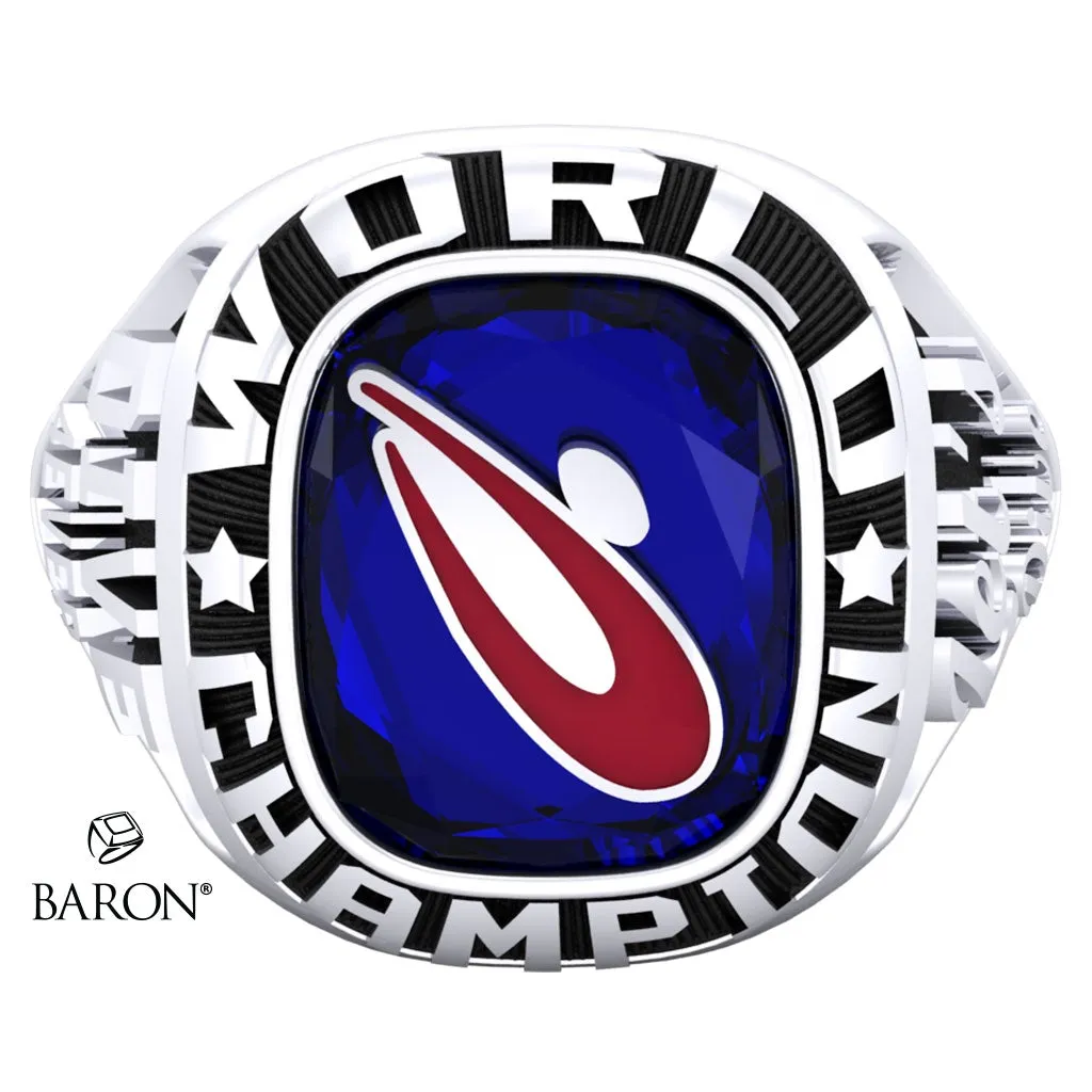 USA Masters Diving 2021 Championship Ring - Design 3.4.C (World Champion) - *BALANCE*