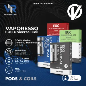 VAPORESSO - EUC Replacement Coils (5Pcs)