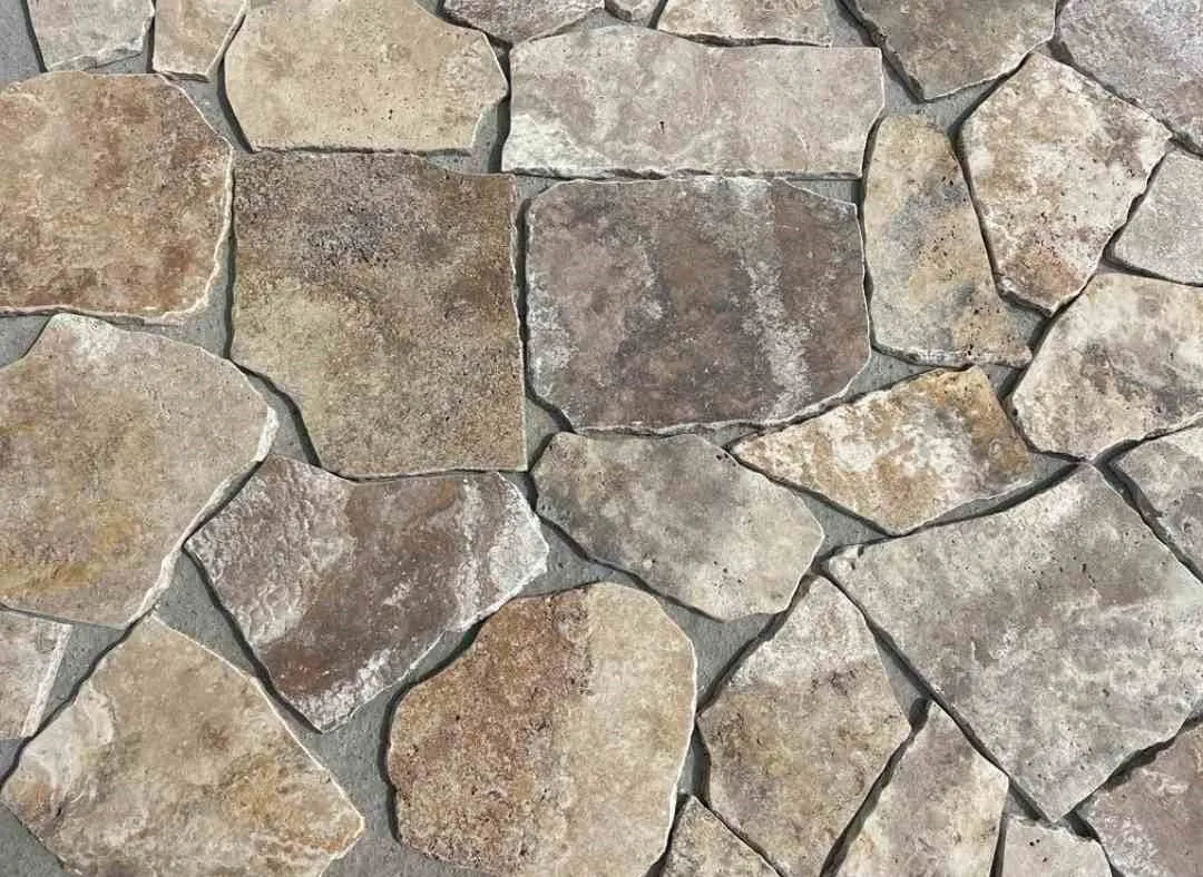 VOLCANO-TORNADO Brushed-Unfilled Random Edge Paver Flagstone