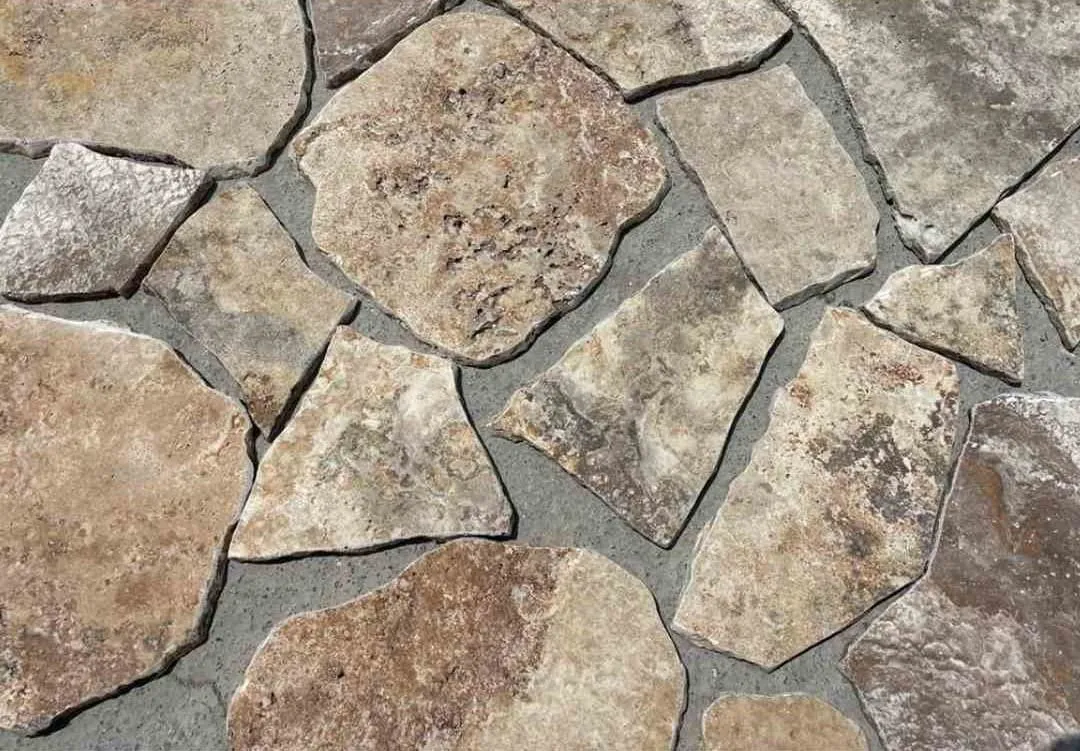 VOLCANO-TORNADO Brushed-Unfilled Random Edge Paver Flagstone