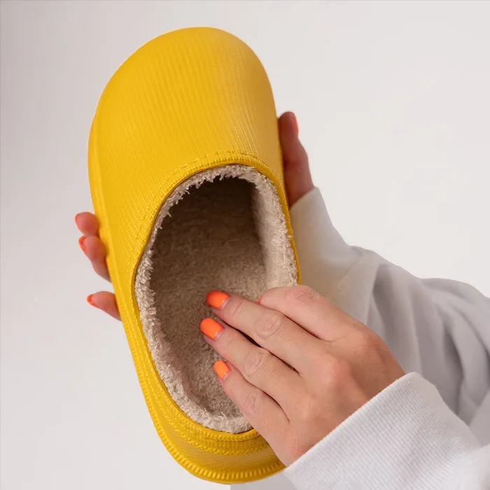 Waterproof Warm Thick Bottom Non-slip Cotton Slippers