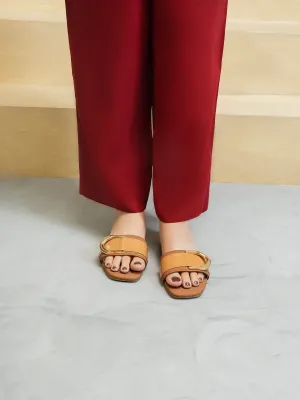 Women "MATTEO" Buckled Detailing Slippers