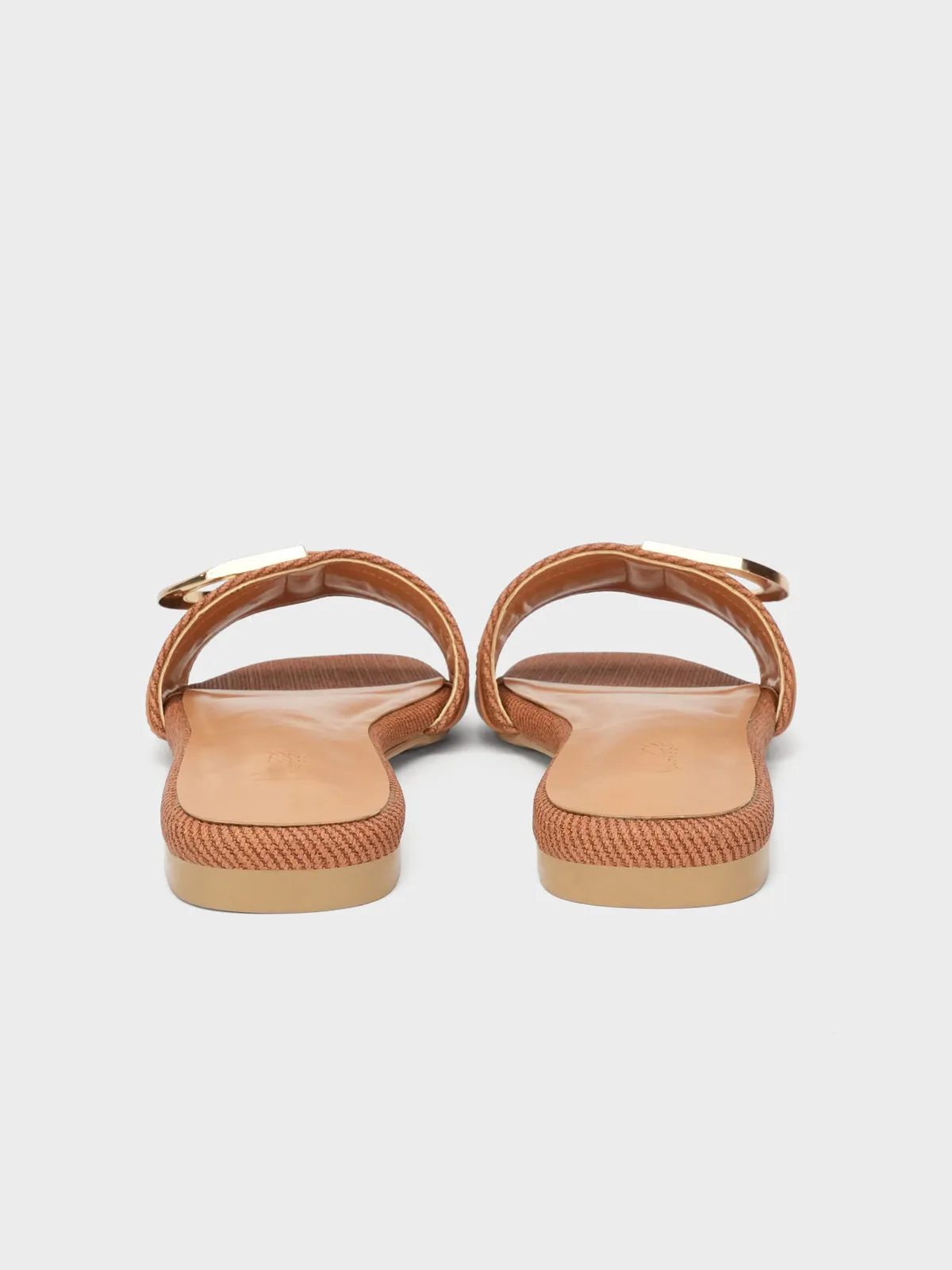 Women "MATTEO" Buckled Detailing Slippers