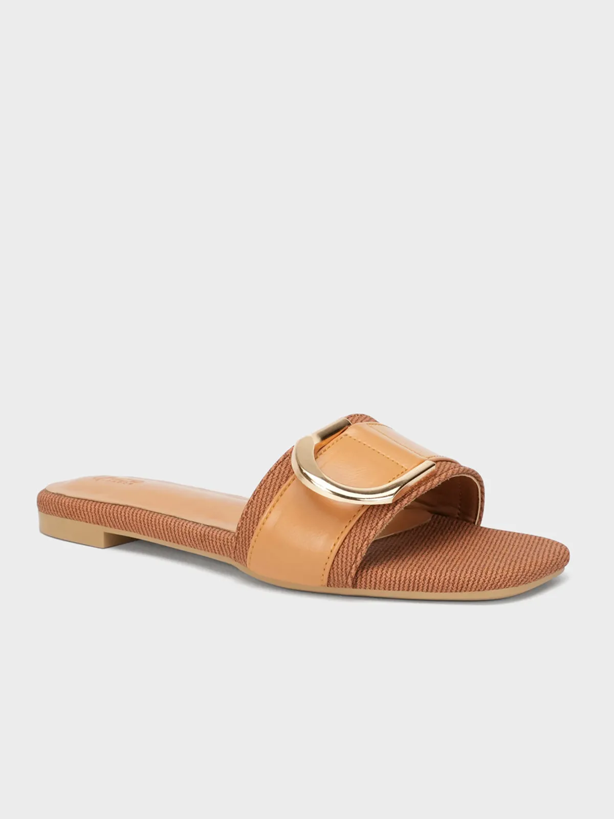 Women "MATTEO" Buckled Detailing Slippers