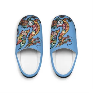 Women's Indoor Slippers - Dragon Crest