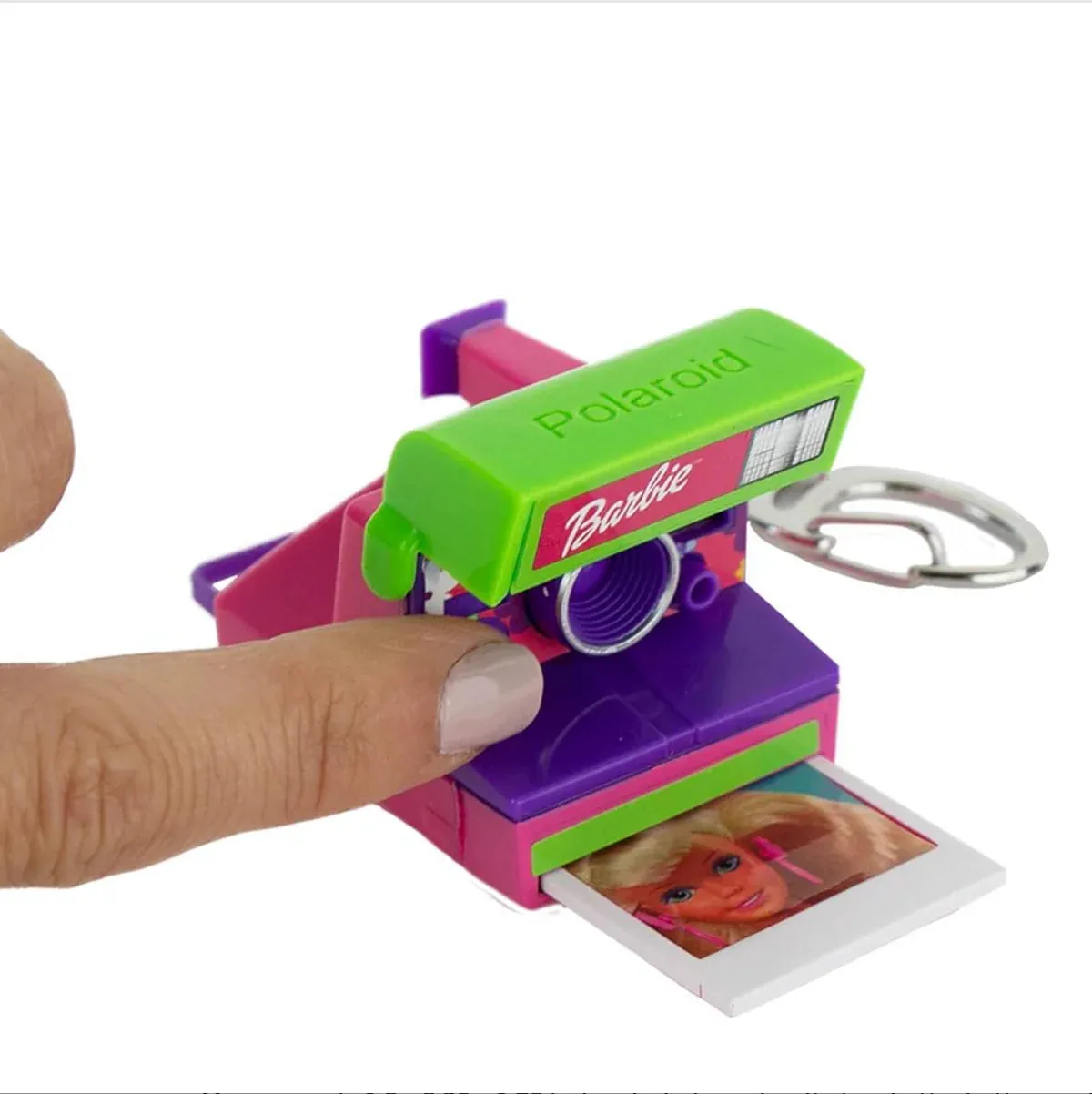 World’s Coolest Barbie Polaroid Camera Keychain