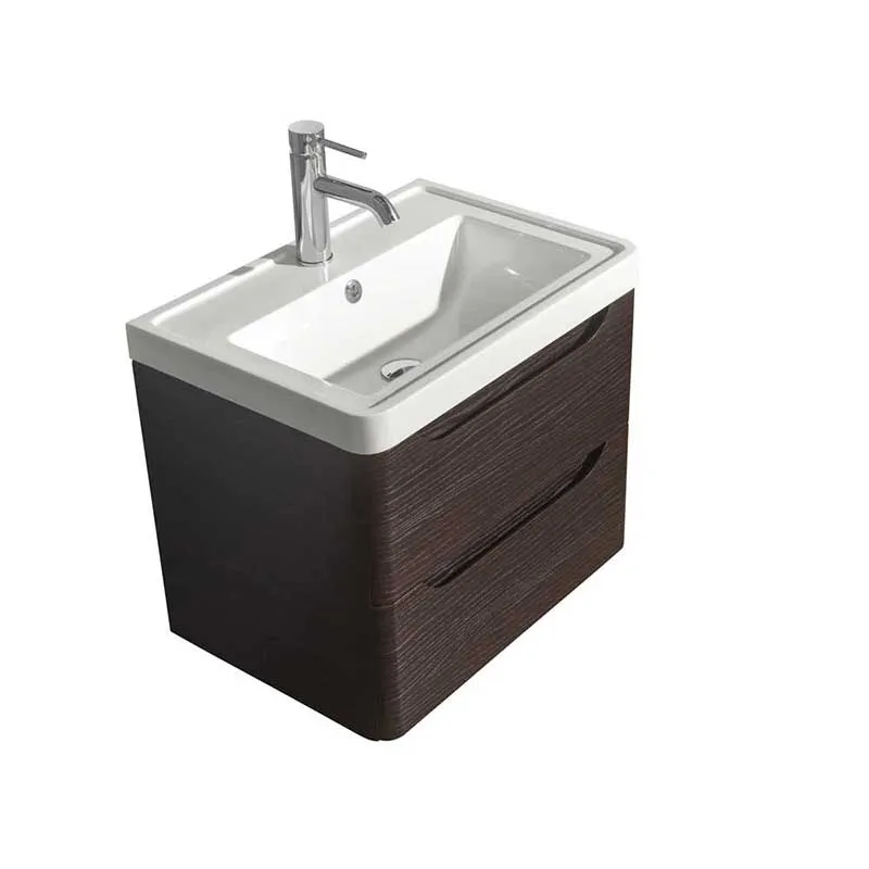 Wyndham Collection Murano 24 inch Single Bathroom Vanity in Espresso, Acrylic-Resin Countertop, Integrated Sink, and 24 inch Mirror
