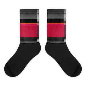 Zenith Block Glitch Black Foot Sublimated Socks
