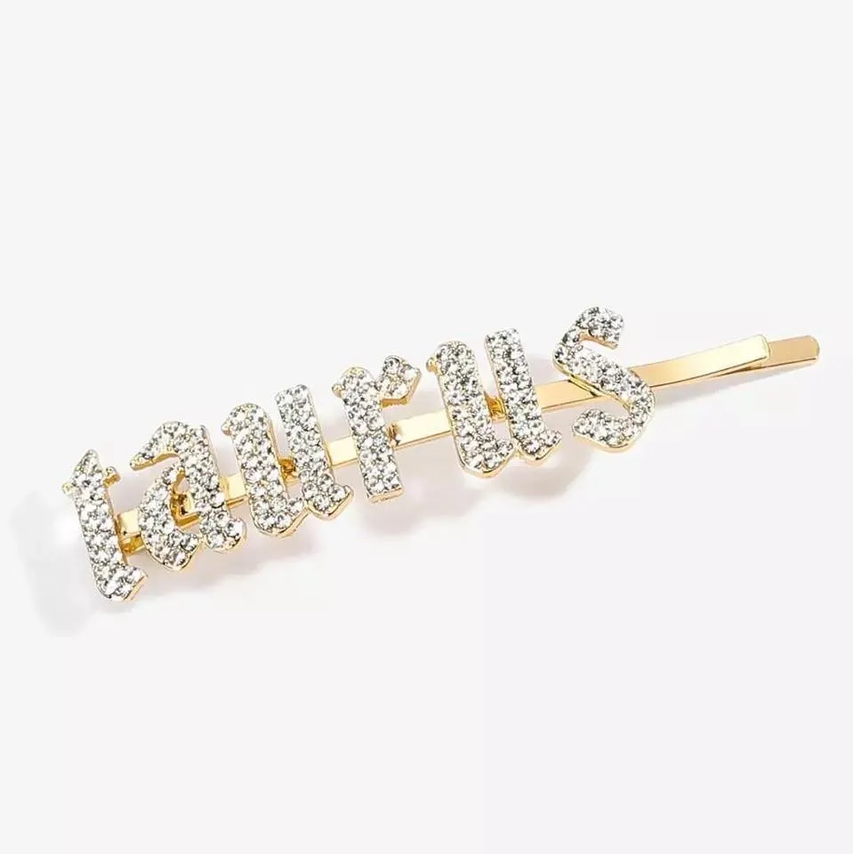 Zodiac hair slides