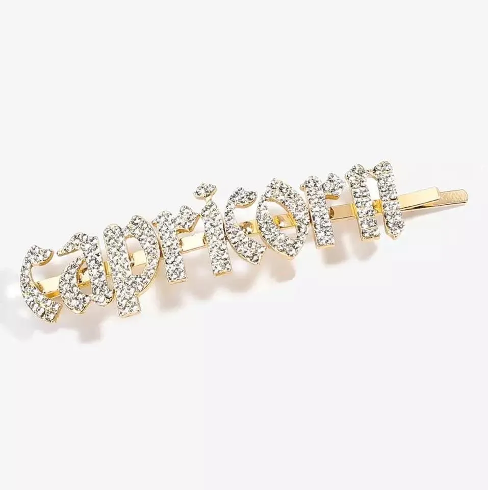 Zodiac hair slides